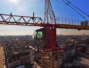 Vue par drone pour le BTP, batiment et travaux publics